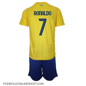 Al-Nassr Cristiano Ronaldo #7 Hjemme Trøje Børn 2023-24 Kortærmet (+ Korte bukser)